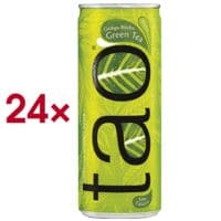 tao Pak met 25 blikjes met verfrissingsdrank Botanic Green Tea 250 ml