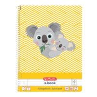 Herlitz spiraalschrift Cute Animals - koala A4 gelinieerd, 80 bladen
