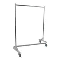 Gerso Zwaar kledingrek Goliath 250 kg draagvermogen wit aluminium