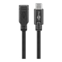 goobay USB-C verlengkabel zwart