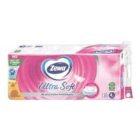 Zewa Toiletpapier Ultra Soft 4-laags, wit, roze - 20 rollen (1 pak  20 rollen)