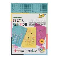folia Borduurkarton ANIMALS bont