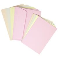 20 gekleurde C6-enveloppen met kaartjes  Pollen Sweet 110 x 155 mm