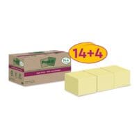14 + 4 herkleefbare notes Super Sticky Recycling Notes 7,6 x 7,6 cm