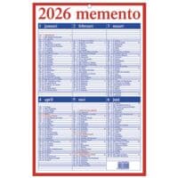 Aurora Wandkalender Memento 10  2026 Nederlands