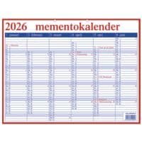 Aurora Wandkalender Memento 20 2026 Nederlands