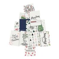 kerst ansichtkaart SIGEL Colourful Christmas, A6, zonder envelop, 24 stuk(s)