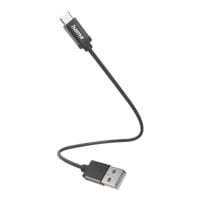 Hama USB-kabel 2.0 A/C-stekker 0,2 m