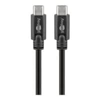 goobay USB-C™-kabel »Sync & Charge SuperSpeed« 1 m zwart