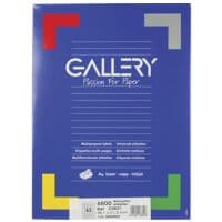 GALLERY Pak met 6500 universele etiketten 38,1 x 21,2 mm