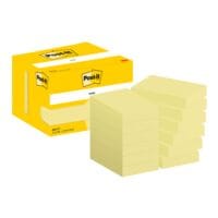 12x Post-it Notes Notes 656 7,6 x 5,1 cm, 1200 bladen (totaal), geel