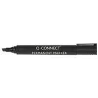 10x Q-CONNECT Permanent-Marker - schuine punt, Lijndikte 1,2  - 5 mm