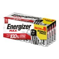 Energizer Pak met 32 batterijen Max Alkaline Mignon / AA Promotion Pack 24+8