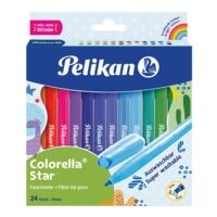 Pelikan Set van 24 vezelstiften Colorella Star C 302/24