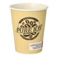 Papstar Pak met 50 wegwerpdrinkbekers pure Pure Joy 0,2 liter