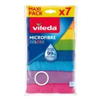 Vileda Pak met 7 microvezel all-purpose doeken Colors