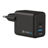 Xlayer USB-oplaadadadapter Powercharger Universal 38W zwart