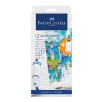 Faber-Castell Pak met 12 tubes acrylverf