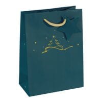 SIGEL Set van 5 geschenktassen Christmas Tree Small