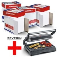 4x Maxi-box multifunctioneel papier A4 OTTO Office standaard - 10000 bladen (totaal), 80g/qm incl. Compact-Multigrill KG 2394