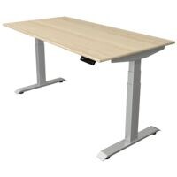 Kerkmann Zit-sta-tafel Move 4 160 cm, T-poot zilverkleur