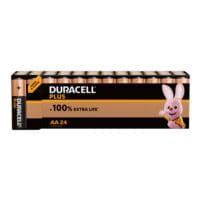 Duracell Pak met 24 batterijen Plus MN1500 Mignon / AA