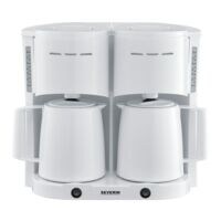 SEVERIN Koffiezetapparaat met 2 thermoskannen KA 9314 wit