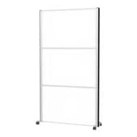MAUL Scheidingswand MAULconnecto 3 whiteboard panelen met rolvoet