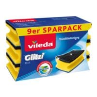 Vileda Pak met 9 pannensponsjes Glitzi Plus mit Antibac
