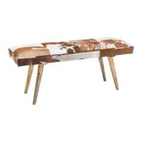 Wohnling Bank Ziegenfell echt leer 120 cm