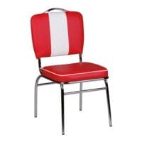 Wohnling Eetkamerstoel American Diner vintage uitvoering kunstleer