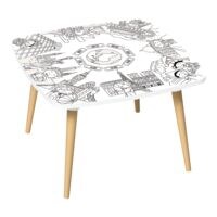 Paperflow Kleurtafel Kids Monument 60 cm, 4 poten