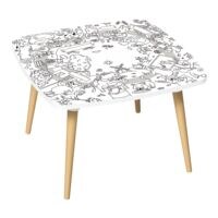Paperflow Kleurtafel Kids boerderij 60 cm, 4 poten