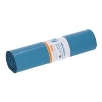 70 L afvalzakken gerecycled Deiss PREMIUM PLUS ® blauw 25 stuk(s)
