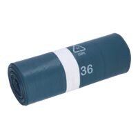 afvalzakken gerecycled Deiss Typ 60 blauw 25 stuk(s)