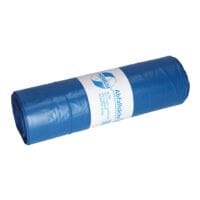 120 L afvalzakken gerecycled met trekkoord Deiss PREMIUM&reg; blauw 25 stuk(s)