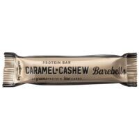 Pak met 12 eiwitrepen Barebells Caramel & Cashew 55 g