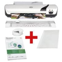 GBC A4-laminatorset Inspire+ wit incl. lamineerhoezen A4 100 stuks 80 mic