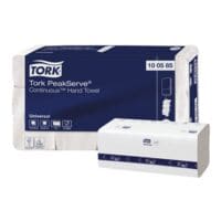Papieren handdoekjes Tork PeakServe® Continuous Universal H5 1-laag, wit, 20,1 cm x 22,5 cm met eindeloos papier - 4920 bladen (totaal)