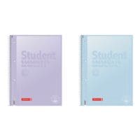 Brunnen collegeblok Student Premium Pastel 2 A4 gelinieerd, 80 bladen