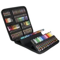 POSCA Pak met 60 pigmentmarkers �M POSCA/60 001� in koffer