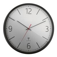 Mebus Radiogestuurde wandklok - kunststof - 30 cm