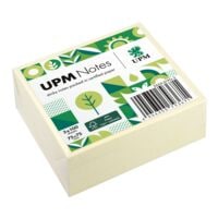 3x UPM Herkleefbare notes »5654-01PG-3« in pergamijn verpakt 7,5 x 7,5 cm, 300 bladen (totaal), geel