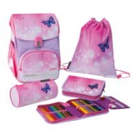 EBERHARD FABER 4-delige schooltassenset EFAlino Schmetterling II