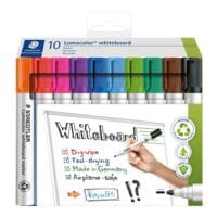 STAEDTLER Set van 10 Lumocolor® 351 C10 whiteboard markers,