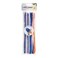 folia Pak met 10 chenilledraad Space universe  8 mm