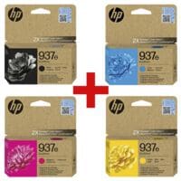 HP Inktpatronenset HP 937e, zwart, cyaan, magenta, geel - 4S6W9NE#CE1