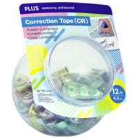 50x PLUS wegwerp correctieroller »CR« 4,2 mm / 12 m 50x PLUS wegwerp correctieroller »CR« 4,2 mm / 12 m