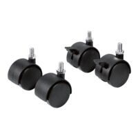 Franken 4-delige zwenkwielset ECO-UMRO voor presentatieborden