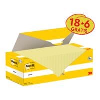 Post-it Notes blok herkleefbare notes  notes 7,6 x 7,6 cm, 2400 bladen (totaal)